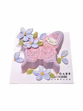 新品“空谷幽兰”香草巧克力慕斯，凤梨果肉夹心慕斯蛋糕收到后请看食用说明卡提前1天预定