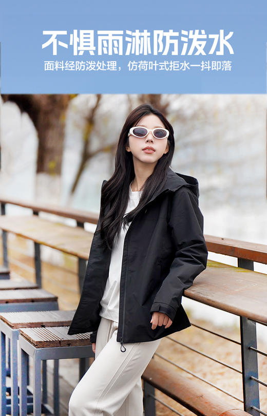 现货11件手慢等30天 臣禾【趣野冲锋衣】连帽休闲外套	JZ251010375 商品图11