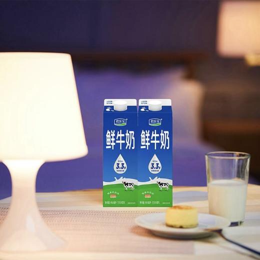 君乐宝 低温 鲜牛奶 3.3优质蛋白质 950ml/盒 生牛乳 甑选奶源 奶香浓郁 商品图3