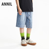 男童全腰牛仔中裤夏季新款安奈儿童装EB526103 商品缩略图2
