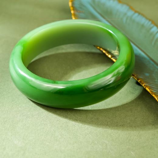 「一口价」【翠澜逐韵】碧玉手镯【带证书·顺丰物流】 商品图2