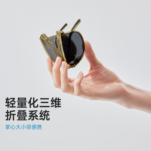 【女款折叠太阳镜】VVC四色可选 零压折叠太阳镜，多功能折叠，随行收纳 VTY5S787 商品图2