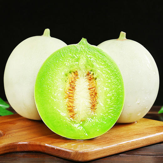 【海南·玉菇甜瓜】 冰激凌蜜瓜 新鲜应季水果 头茬小香瓜 商品图1