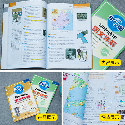 北斗地图  初中地理历史 图文详解 用笔记的形式学习地理历史 商品图2