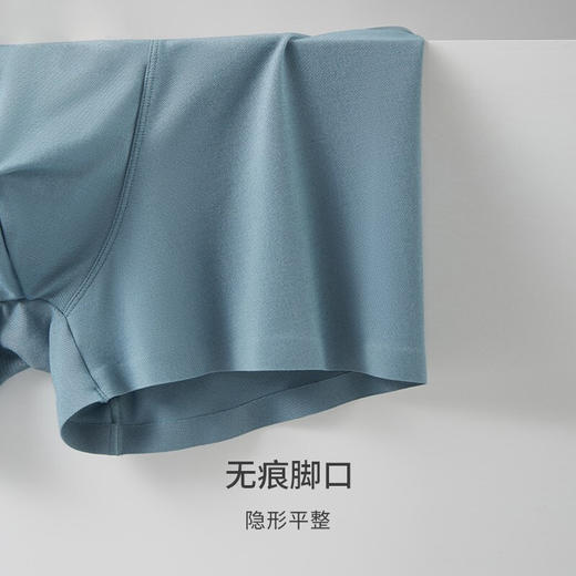 Threegun三枪 莫代尔珠地网眼无痕男士平脚裤-50797B031 商品图8