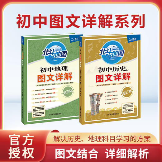 北斗地图  初中地理历史 图文详解 用笔记的形式学习地理历史 商品图0
