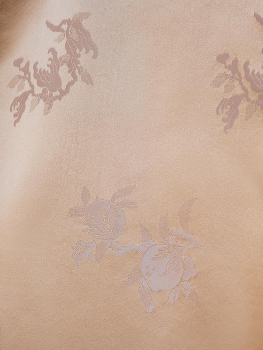 瑕疵|盛唐牡丹| 玉色石榴花纹花锦缎马甲[特价品](特殊商品不退不换) 商品图11