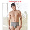 Threegun三枪 舒肤罗纹棉男士三角裤-40823B011 商品缩略图0