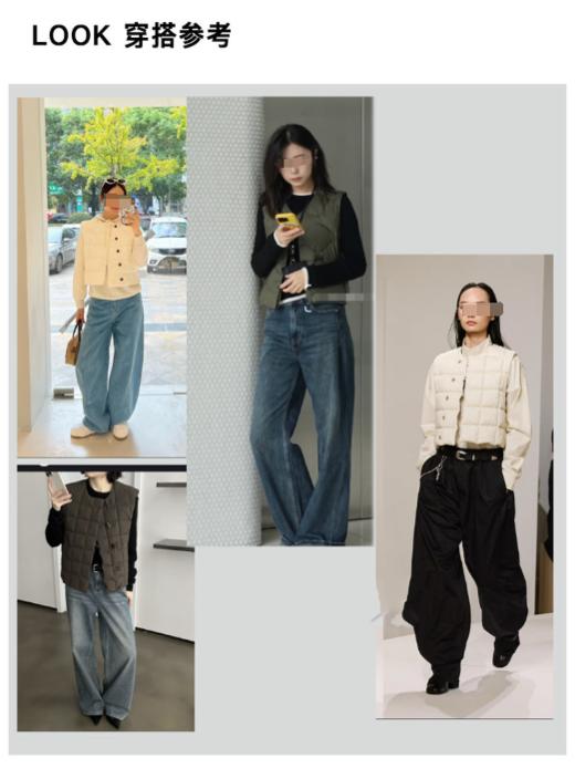 现货 臣禾	【华夫格马甲】文艺范羽绒背心【90鸭绒】JZ244070952 商品图8