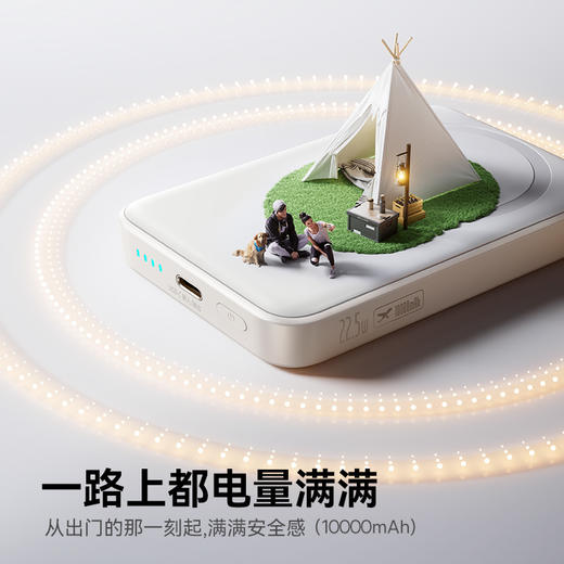 【会员秒杀】【国家3C认证】倍思 EnerFill FM11 磁吸迷你无线快充移动电源 10000mAh 22.5W 蜡笔小新联名版 商品图6