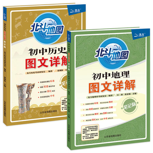北斗地图  初中地理历史 图文详解 用笔记的形式学习地理历史 商品图3