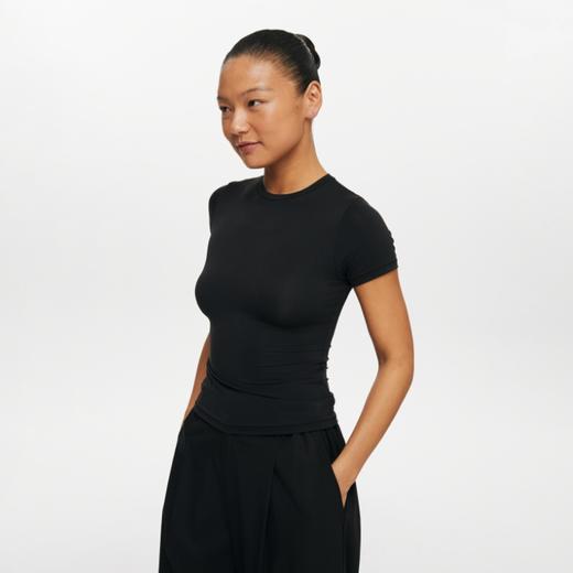 oneup塑形弹力裸感修身短袖T恤 商品图5