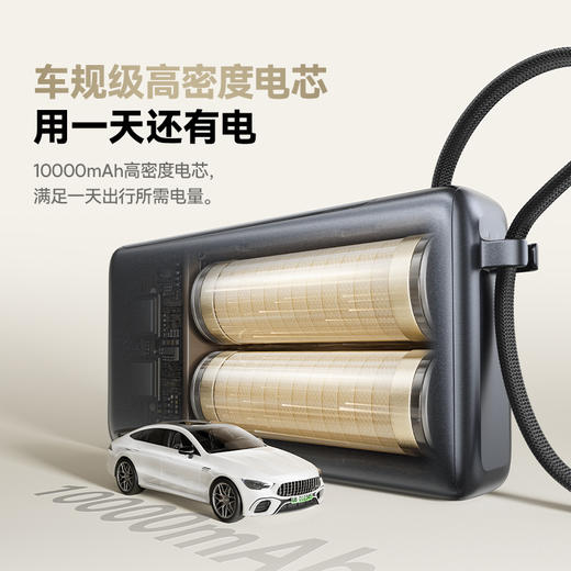 倍思 Nomos NT11 超能充数显移动电源 10000mAh 67W 苹果17 商品图5