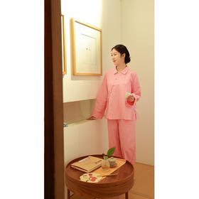 【抖音专属】新中式衬衫（25710077桃-结缘款）