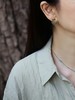SpoiledBrat Jewelry蜿蜒的半圈系列 |坦桑石珍珠耳环 商品缩略图5