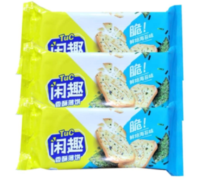 闲趣香酥薄饼90g