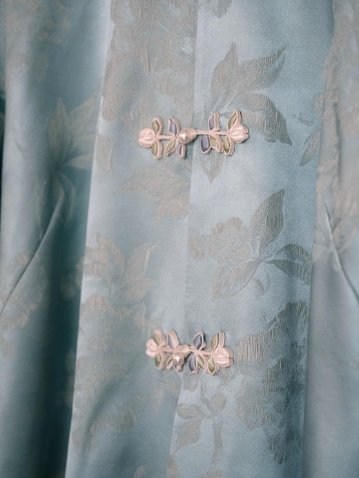 盛唐牡丹 |打籽宝瓶手推绣冠乐绉上衣 商品图8