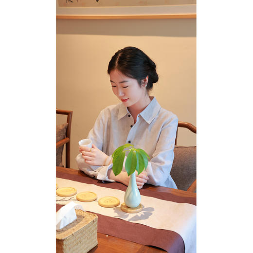 【抖音专属】新中式衬衣（25710083-素采-设计师） 商品图2