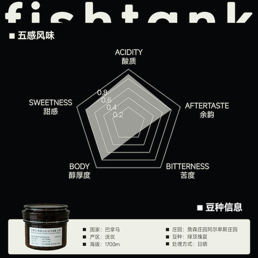 巴拿马 詹森庄园 绿顶瑰夏 日晒 商品图1