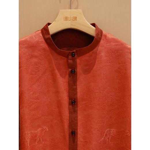 【抖音专属】新中式男衬衣（25710903佛赤奢定款） 商品图1