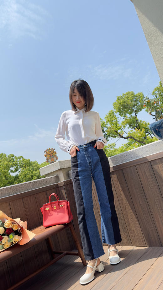 westory女鞋夏季方头低跟方跟系带凉鞋空鞋56211 商品图6