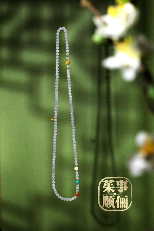 【茱事顺俪】18K黄金和田玉毛衣链、手链两用款 商品图2