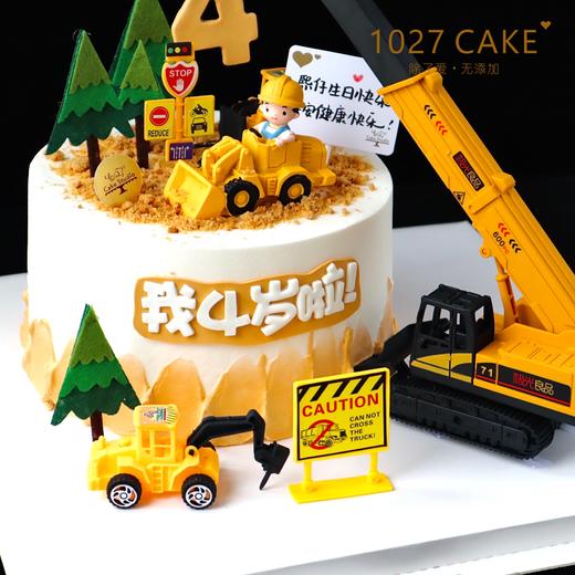 1027CAKE |  挖土机蛋糕 工程车 商品图2