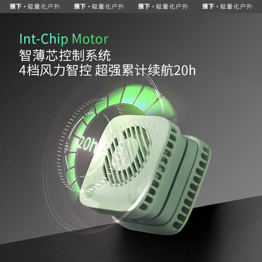Beneunder轻薄便携双体挂脖风扇EO74824 商品图3