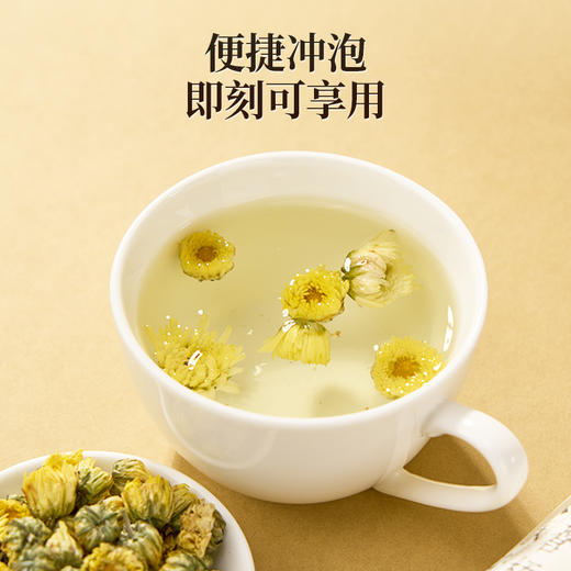 【桐乡胎菊花】50g/罐 色泽金黄 清香四溢 严选头茬桐乡胎菊 商品图6