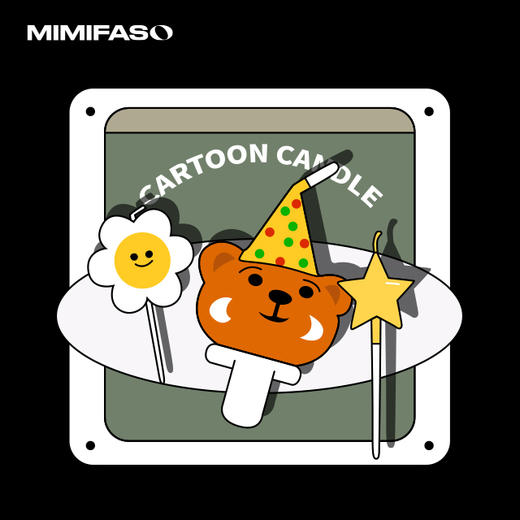 卡通蜡烛 商品图0