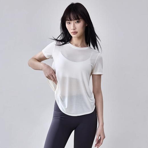 跃牌【周游世界系列】2025春夏新品瑜伽服女天丝莱赛尔吸湿速干运动上衣TP0831 商品图0