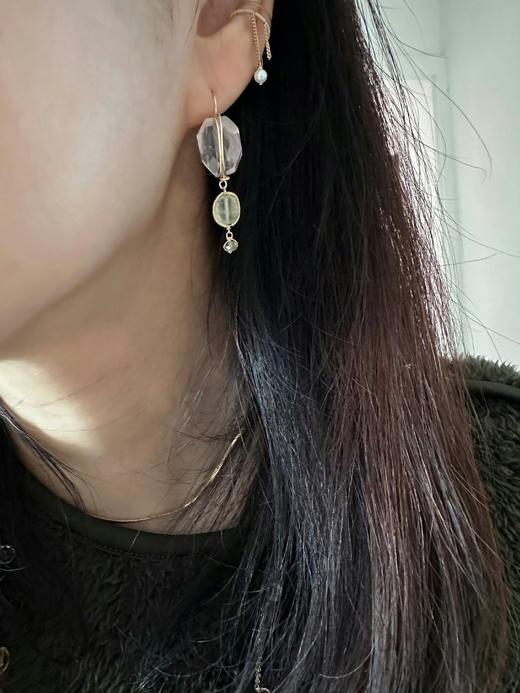 SpoiledBrat Jewelry 限时优惠 粉晶葡萄晶耳环 商品图4