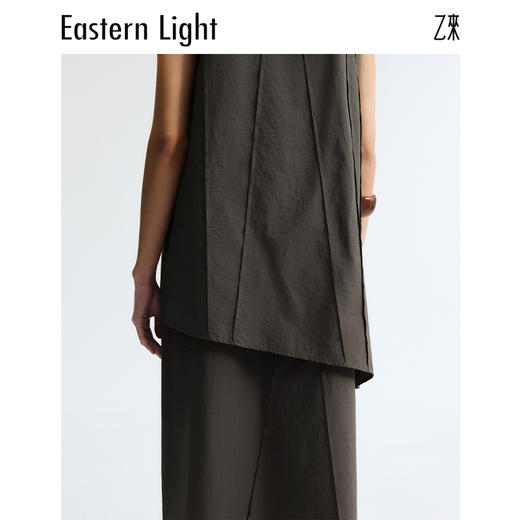 Eastern Light/乙来【天然匹马棉纤维】无袖连衣裙春季法式长裙 商品图4
