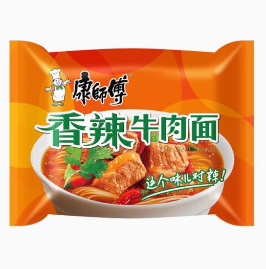 102g康师傅精代五连包香辣牛肉面 商品图1
