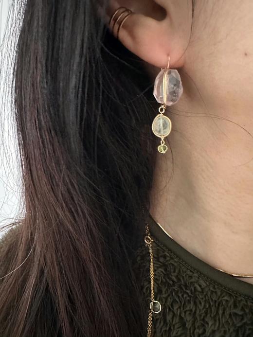 SpoiledBrat Jewelry 限时优惠 粉晶葡萄晶耳环 商品图3