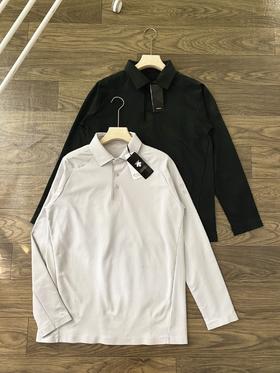 清仓库不退换 DST科技感十足的棉柔材质POLO长袖，手感绵软