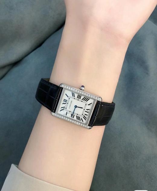 卡地亚坦克钻款女士手表 商品图2