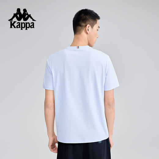 Kappa卡帕背靠背运动短袖男款夏季新款透气休闲t恤衫宽松半袖上衣K0F32TD21 商品图3