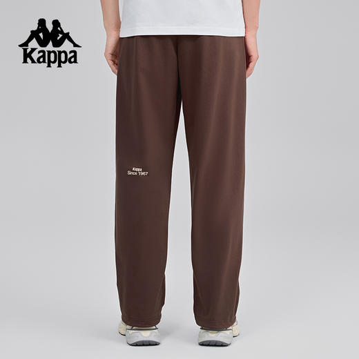 Kappa卡帕背靠背2025新款运动针织长裤男复古透气裤子休闲直筒裤K0F32AK05 商品图3