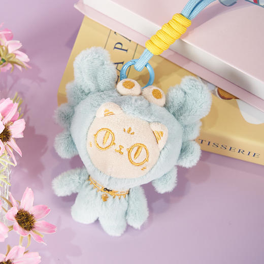 大英博物馆 巴斯特系列萌猫“真棒”毛绒钥匙扣香氛挂件 “谢谢你”萌猫毛绒钥匙扣香氛挂件 商品图1