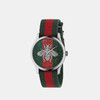  【GUCCI古驰 G-Timeless系列 腕表】 石英机芯 尼龙表带 红色表盘 男女同款 永恒小蜜蜂表男女中性手表（2.14-2.23停发） 商品缩略图4