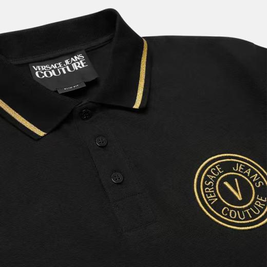  【VERSACE JEANS COUTURE 范思哲男款短袖Polo衫】经典Polo领口 利落简洁 气质百搭 商品图3