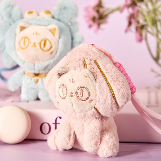 大英博物馆 巴斯特系列萌猫“真棒”毛绒钥匙扣香氛挂件 “谢谢你”萌猫毛绒钥匙扣香氛挂件 商品图4