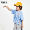 男童圆领SORONA短袖针织衫夏季新款安奈儿童装EB521189 商品缩略图2
