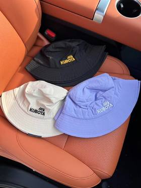 清仓.正品订单！吊牌齐全 KUBOTA久保田 立体刺绣字母渔夫帽