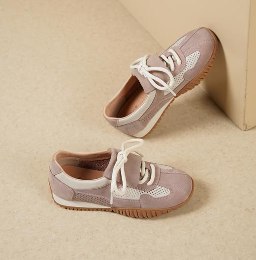 西村名物2025年春季新款超轻舒适软底系带休闲鞋运动鞋T25AM14911 商品图6