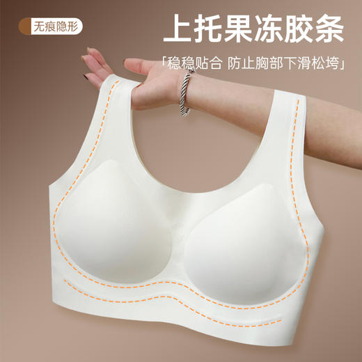 69元两件！【晴氧--果冻条隐形无痕粉底液内衣】小胸塑形聚拢提拉无痕，黄金三角比例果冻条支撑聚拢，宽肩带/细肩带无钢圈隐形文胸，比真空还舒服的软弹无感，一键解锁漫画胸身材！ 商品图4