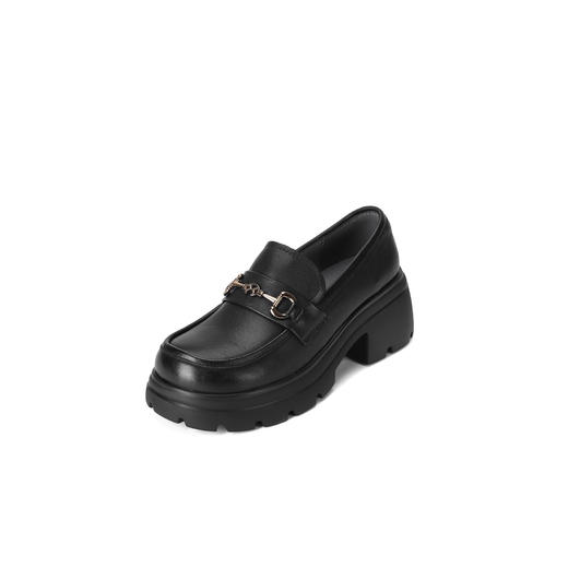 西村名物2春季新款超轻舒适软底厚底百搭休闲鞋乐福鞋X23CM36071 商品图9