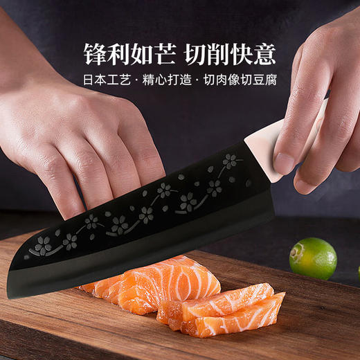 FOREVER 陶瓷刀NCS系列三德刀水果刀菜刀豆沙色150mm-YHD 商品图10