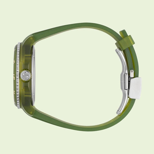  【GUCCI古驰 Dive系列腕表】 自动机械机芯 PC塑料表带 40mm 绿色表盘 男表（2.14-2.23停发） 商品图5